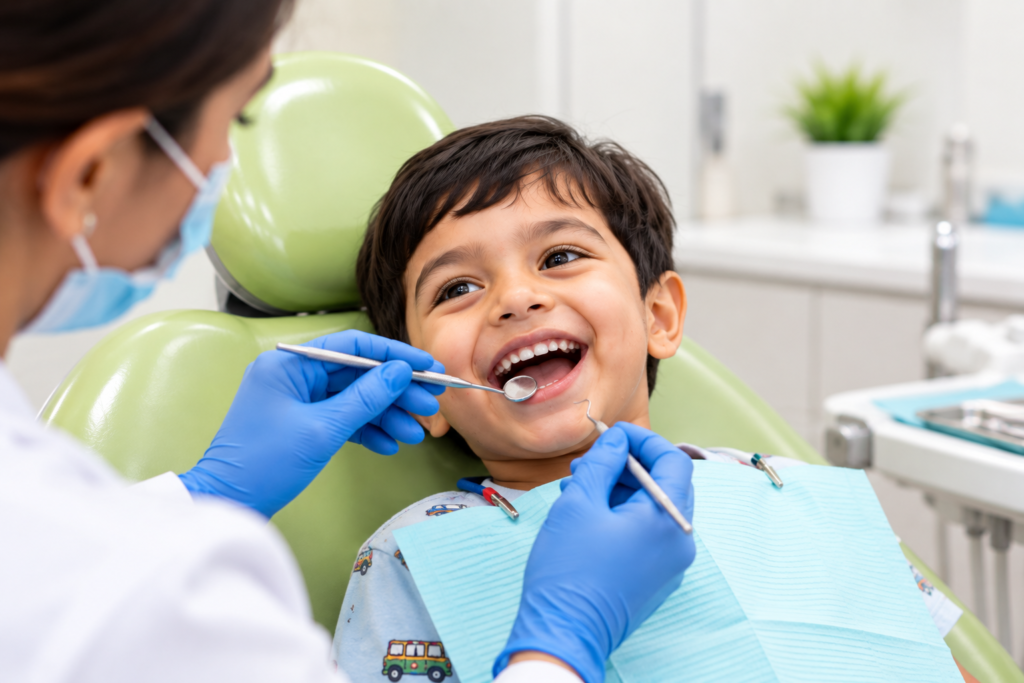 Dental check-up for children