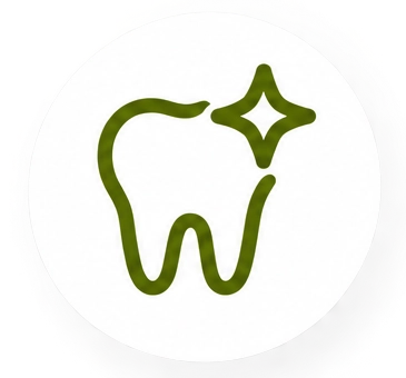 Healthy teeth and dental care icon